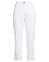 Mason's Woman Pants White Size 8 Cotton, Polyester, Elastane In White
