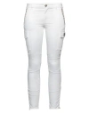 Mason's Woman Pants White Size 8 Cotton, Polyester, Elastane