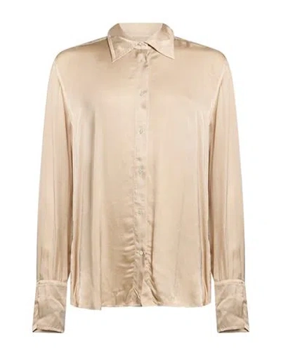 Mason's Woman Shirt Beige Size 8 Viscose