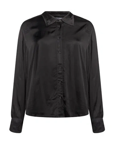 Mason's Woman Shirt Black Size 6 Viscose