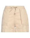 Mason's Woman Shorts & Bermuda Shorts Beige Size 10 Lyocell
