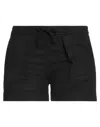 Mason's Woman Shorts & Bermuda Shorts Black Size 6 Lyocell