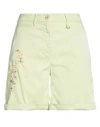 Mason's Woman Shorts & Bermuda Shorts Light Green Size 12 Lyocell, Elastane In Green
