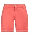 Mason's Woman Shorts & Bermuda Shorts Salmon Pink Size 2 Lyocell, Lycra In Pink