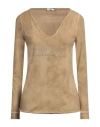 Mason's Woman T-shirt Khaki Size 8 Cotton In Neutral