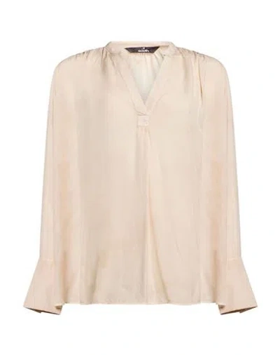 Mason's Woman Top Beige Size 6 Viscose