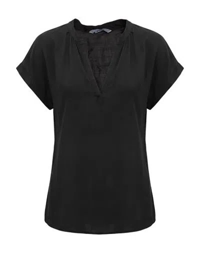 Mason's Woman Top Black Size 4 Ramie