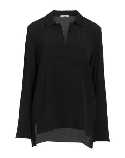 Mason's Woman Top Black Size 6 Acetate, Silk