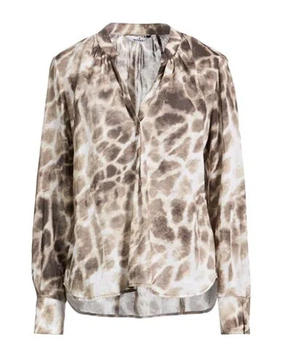 Mason's Woman Top Grey Size 6 Lyocell In Gray