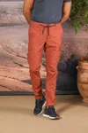 Masons Men's Trousers Mason's Chile Jogger 2pf2a6543 Mbe101 177 Brick In Brown