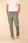 Masons Men's Trousers Mason's Chile Jogger 2pf2a6543 Mbe101 277 Military In Gray