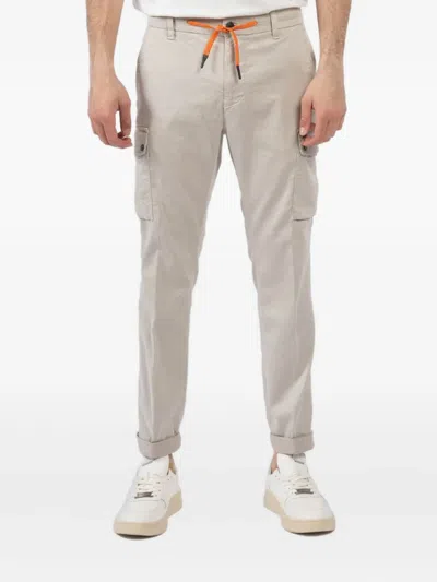 Mason's Milano Cargo Trousers In Neutral
