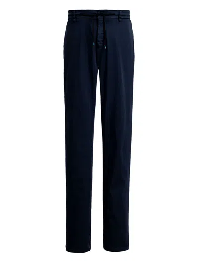 Mason's Milano Drawstring Pocket Trousers In Blue