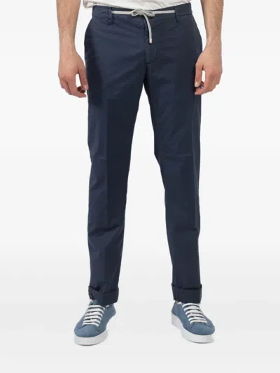 Mason's Milano Trousers In Blue