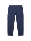 Mason's Multi-pocket Cargo Pants In Blue
