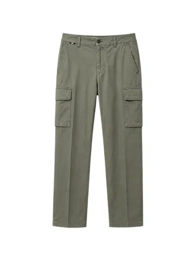 Mason's Multi-pocket Cargo Pants In Green