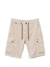 Mason's Multi-pocket Cargo Shorts In Neutral