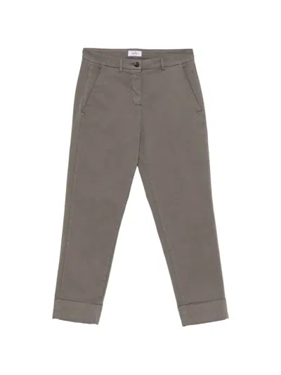 Mason's New York Carrot-fit Trousers In Brown