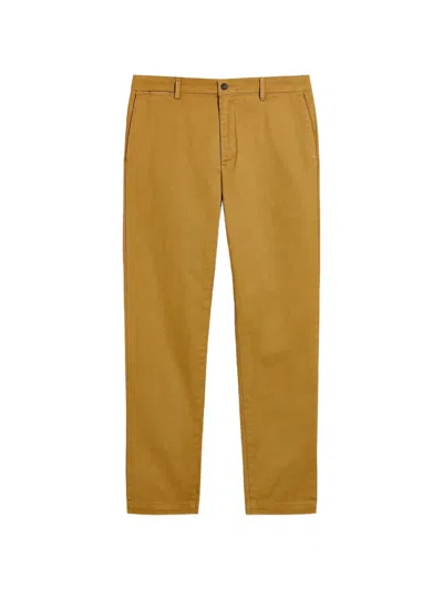 Mason's New York Chino Trousers In Yellow