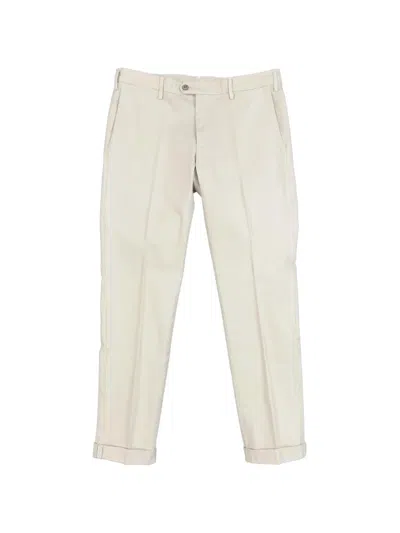 Mason's New York Cotton-gabardine Trousers In Neutral
