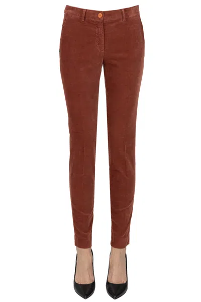 Mason's New York Slim Straight In Brick Red