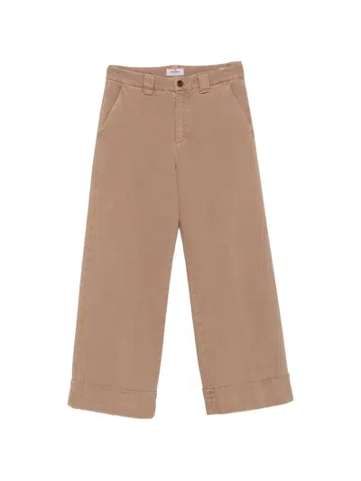 Mason's New York Studio Wide-leg Trousers In Brown