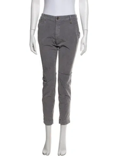 Pre-owned Mason's Straight Leg Pants In Grey