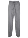 Mason's Straight-leg Trousers With Relaxed Fit In Gray