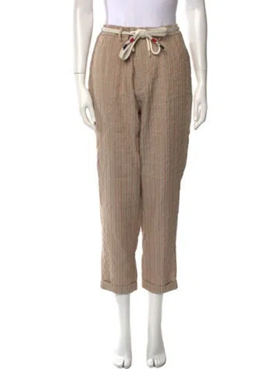 Pre-owned Mason's Striped Straight Leg Pants W/ Tags