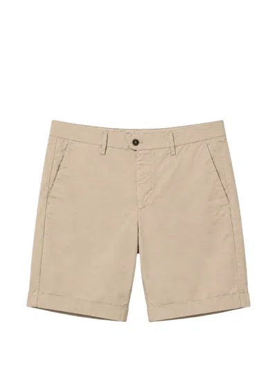 Mason's Turn-up Cuff Shorts In Neutral