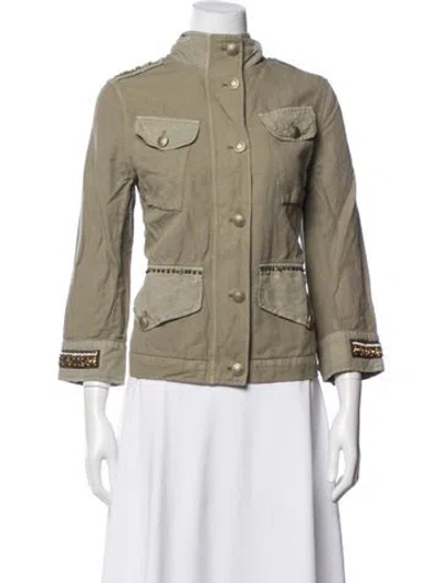 Pre-owned Mason's Utility Jacket In Green