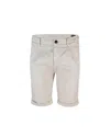 Mason's White Linen Blend Bermuda Shorts