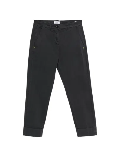 Mason's Zip-up Trousers In Gray
