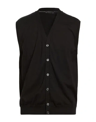 Masq Man Cardigan Black Size 46 Organic Cotton