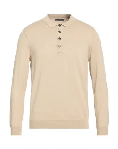 Masq Man Sweater Beige Size 40 Organic Cotton In Sand
