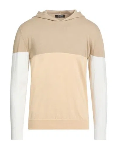Masq Man Sweater Beige Size 42 Cotton In Brown