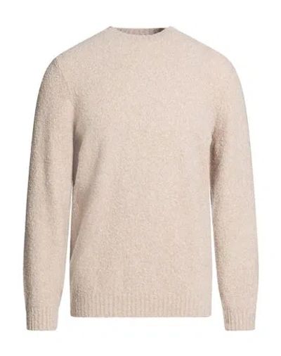 Masq Man Sweater Beige Size 46 Cotton, Polyamide, Elastane In Sand