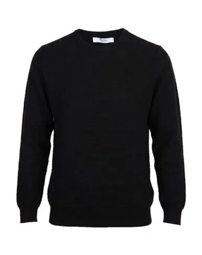 Masq Man Sweater Black Size 40 Merino Wool