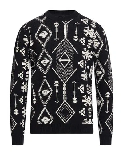 Masq Man Sweater Black Size 46 Wool