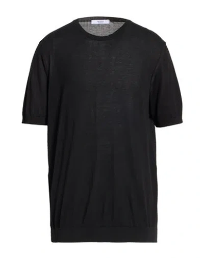 Masq Man Sweater Black Size 52 Silk, Cotton