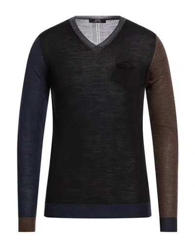 Masq Man Sweater Black Size M Polyacrylic, Merino Wool, Alpaca Wool, Polyamide
