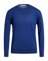 Masq Man Sweater Blue Size 40 Merino Wool