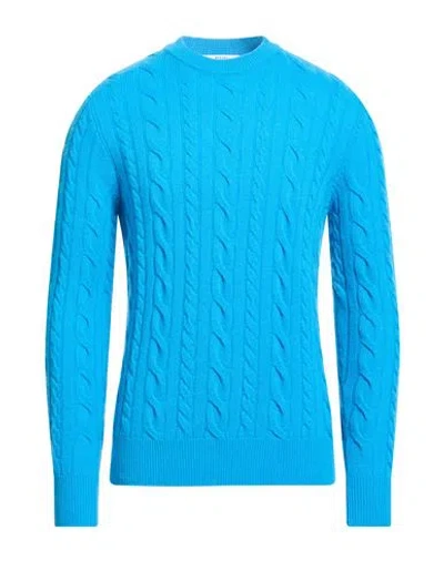 Masq Man Sweater Blue Size 40 Wool