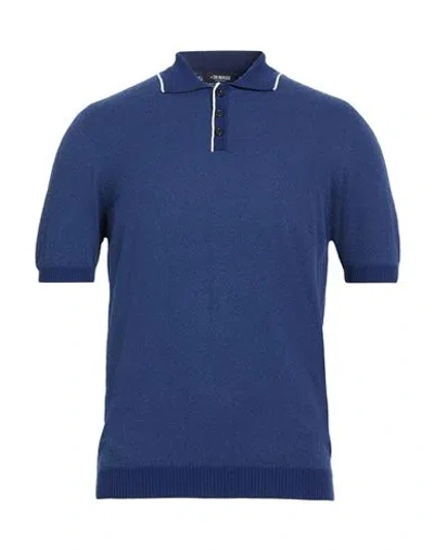 Masq Man Sweater Blue Size 44 Cotton, Polyamide
