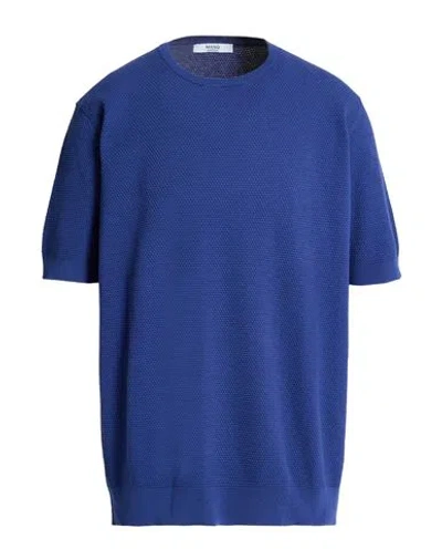 Masq Man Sweater Blue Size 48 Cotton