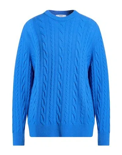 Masq Man Sweater Blue Size 48 Wool