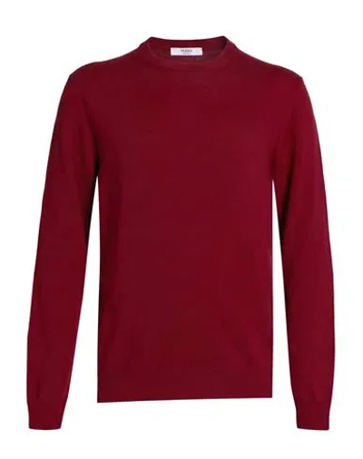 Masq Man Sweater Brick Size 40 Wool In Red