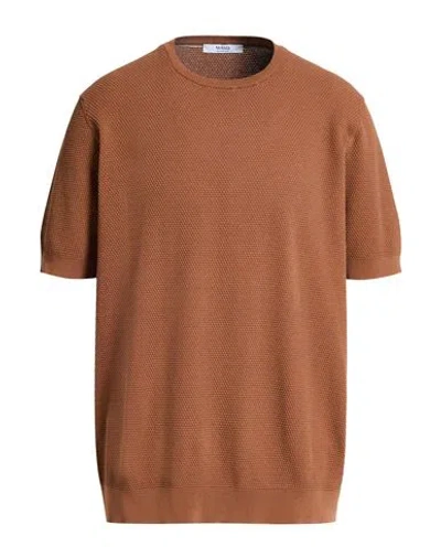 Masq Man Sweater Brown Size 48 Cotton