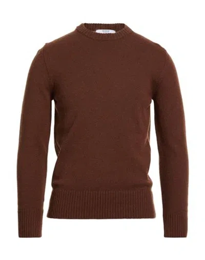 Masq Man Sweater Chocolate Brown Size 44 Wool