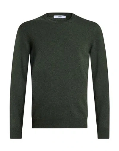 Masq Man Sweater Dark Green Size 42 Wool